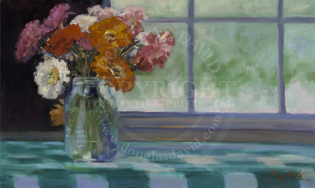 Zinnias, #2647