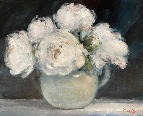 White Peonies, #4419